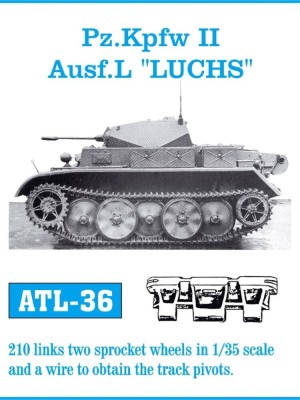 Friulmodel 1:35 ATL-036 Tracks for Pz.II Ausf.L Luchs