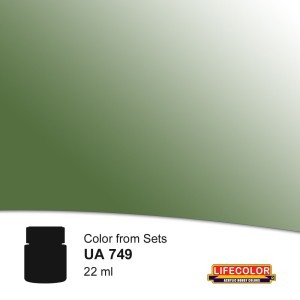 Lifecolor  NUA749 Vegetable Origin Damp Green 22 ml