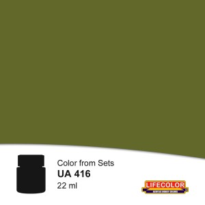 Lifecolor  NUA416 Verde Telo Mimetico Camouflage Green Sheet 22 ml