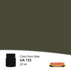 Lifecolor  NUA723 Weathered Black 22 ml