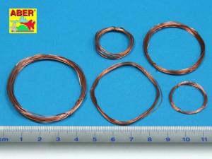 Aber Models  ADZ-1 Wires set (diameter 0,2 0,3 0,4 0,5 0,6 mm, lenght 1m each)