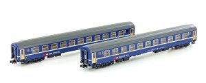 Kato N K23010 2er Set RIC Liegewagen Bcm SBB, Ep.IV-V - NEU