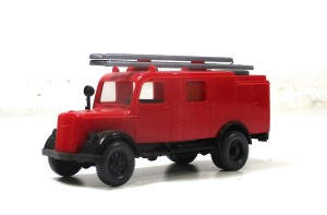 Modellauto H0 1/87 Wiking Opel Blitz LF Leiterwagen Feuerwehr (025-21) 