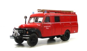 Modellauto 1/72 Atlas LKW Hanomag L28 Feuerwehr Töging (45/02)