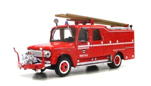 Modellauto 1/72 Atlas LKW Dodge D-500 Feuerwehr Watou (45/06)