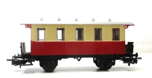 Märklin/Primex H0 4107 Personenwagen Länderbahn rot/beige ohne OVP (1986h)