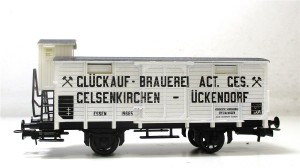 PSK H0 (DC) Güterwagen Bierwagen Glückauf Gelsenkirchen ohne OVP (2133h)