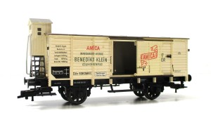 Fleischmann H0 5867K Kühlwagen Amica Landbutter 608 249 K.P.E.V.(1229h)