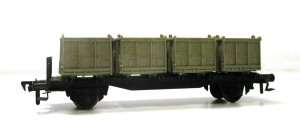 Fleischmann H0 1473 Behältertragwagen 712825 DB ohne OVP (1262h)