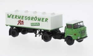 Brekina, IFA W 50 Bier-SZ, 1965, Wernesgrüner Pils, 1:87