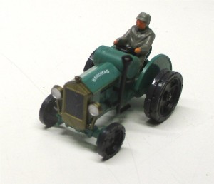 Wiking H0 1/87 Traktor mit Fahrer Hanomag Modell o. OVP 