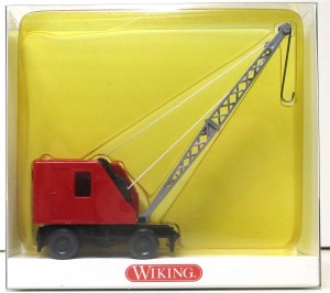 Wiking 1/87 089601 34 Krupp Ardelt Mobilkran rot  - OVP (Spur H0)(65-23)