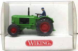 Wiking 1/87 88101 24 Deutz Schlepper grün - OVP (Spur H0)(85-26)