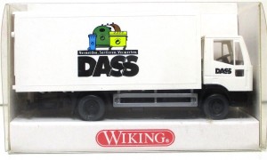 Wiking 1/87 0425 01 29 Iveco Eurocargo Koffer LKW DASS OVP (Spur H0) (83-31)