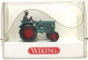 Wiking 1/87 877 01 21 Fahr Schlepper grün - OVP (Spur H0)(75-20)