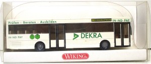 Wiking 1/87 702 03 35 MB O 405 Stadtbus DEKRA weiß  - OVP (Spur H0) (75-24)