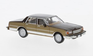 Brekina 19706 Chevrolet Caprice, hellbraun/dunkelbraun, 1987, 1:87