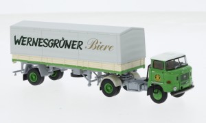 Brekina 71207 IFA W 50 PP-SZ, 1965, Wernesgrüner Bier, 1:87