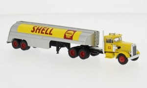 Brekina 85762 Peterbilt 281 Tank-SZ, 1955, Shell, 1:87