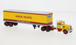 Brekina 85765 Peterbilt 281 Ko-SZ, 1955, Union Pacific, 1:87