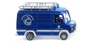 Wiking 027201 THW Kastenwagen MB 507 D Bergungstaucher Spur H0 1:87