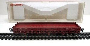 Spur H0 Fleischmann 5221 Rungenwagen Steckrungen OVP (767K)