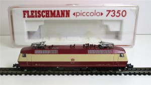 Spur N Fleischmann 7350 Elektrolok 120 002-1 DB rot/beige TEE DB OVP (1129K)