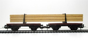 Spur H0 Lima 320482 Drehschemelwagen mit Holz Ladung (2337K)