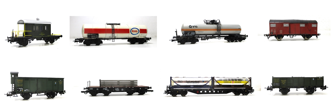 Güterwagen DC verschiedene